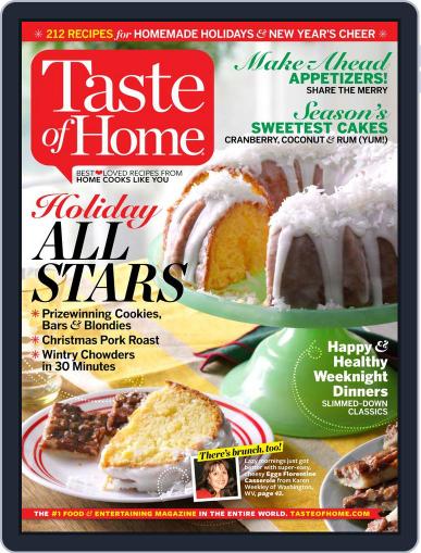 Taste of Home December 1st, 2015 Digital Back Issue Cover