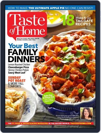 Taste of Home September 1st, 2016 Digital Back Issue Cover