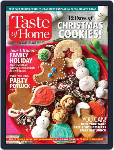 Taste of Home December 1st, 2016 Digital Back Issue Cover