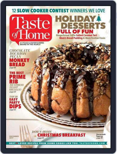 Taste of Home December 1st, 2017 Digital Back Issue Cover