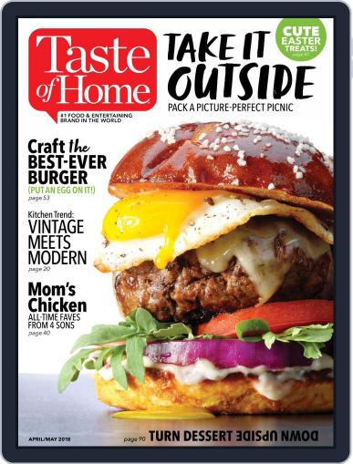 Taste of Home April 1st, 2018 Digital Back Issue Cover