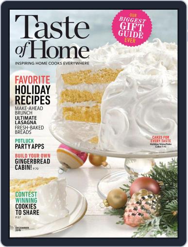 Taste of Home December 1st, 2018 Digital Back Issue Cover