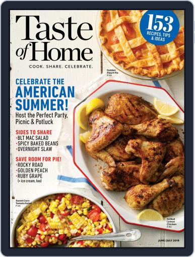Taste of Home June 1st, 2019 Digital Back Issue Cover
