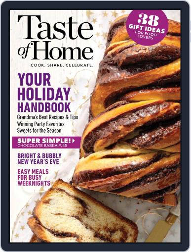 Taste of Home December 1st, 2019 Digital Back Issue Cover