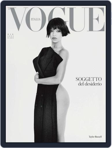 Vogue Italia March 1st, 2024 Digital Back Issue Cover