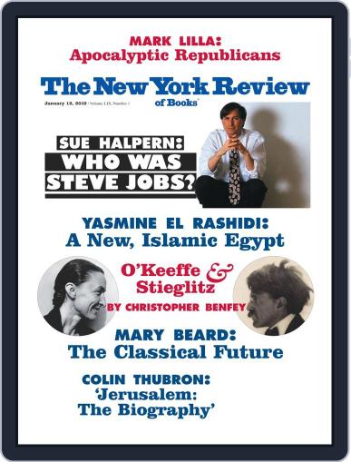 The New York Review of Books January 6th, 2012 Digital Back Issue Cover