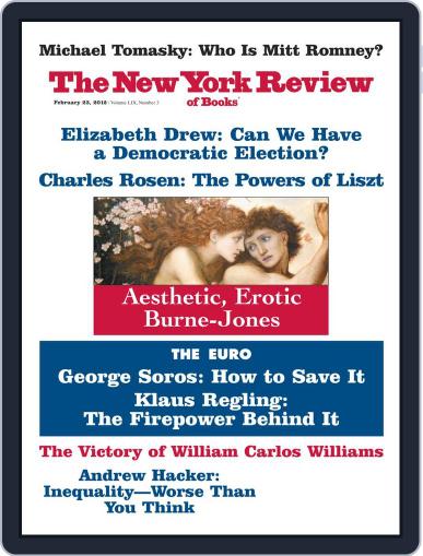 The New York Review of Books February 7th, 2012 Digital Back Issue Cover