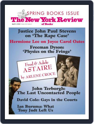 The New York Review of Books March 21st, 2012 Digital Back Issue Cover