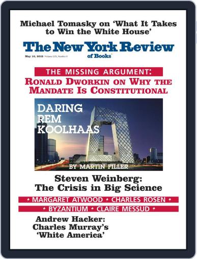 The New York Review of Books April 25th, 2012 Digital Back Issue Cover
