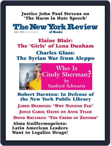 The New York Review of Books May 23rd, 2012 Digital Back Issue Cover