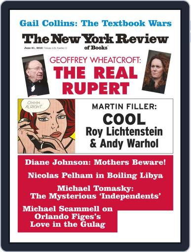 The New York Review of Books June 6th, 2012 Digital Back Issue Cover