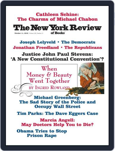 The New York Review of Books September 26th, 2012 Digital Back Issue Cover