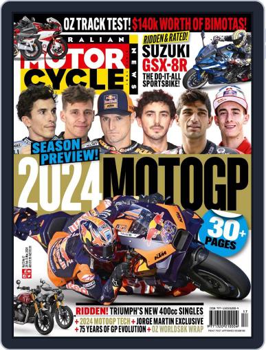 Australian Motorcycle News February 29th, 2024 Digital Back Issue Cover