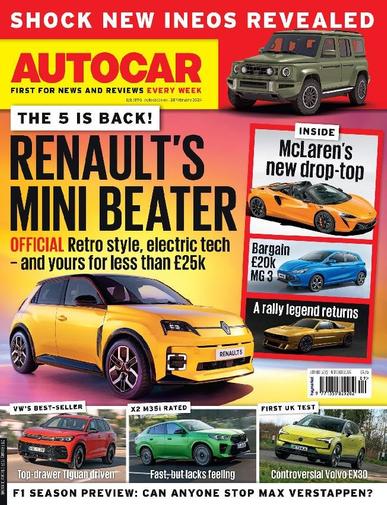 Autocar February 28th, 2024 Digital Back Issue Cover