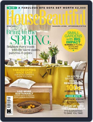 House Beautiful UK April 1st, 2024 Digital Back Issue Cover