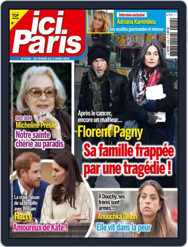Ici Paris February 28th, 2024 Digital Back Issue Cover