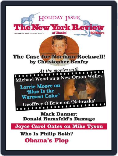 The New York Review of Books November 29th, 2013 Digital Back Issue Cover