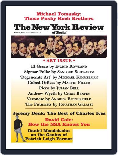 The New York Review of Books May 30th, 2014 Digital Back Issue Cover