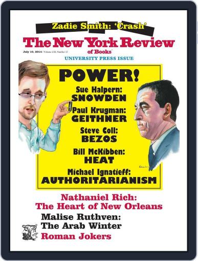 The New York Review of Books June 20th, 2014 Digital Back Issue Cover