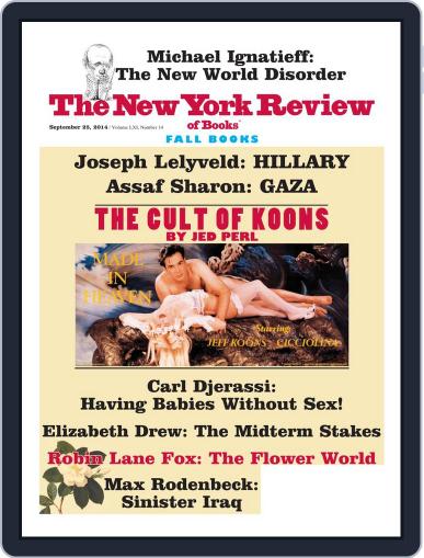 The New York Review of Books September 25th, 2014 Digital Back Issue Cover