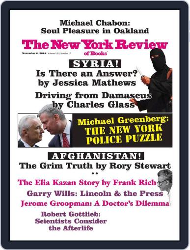 The New York Review of Books October 16th, 2014 Digital Back Issue Cover