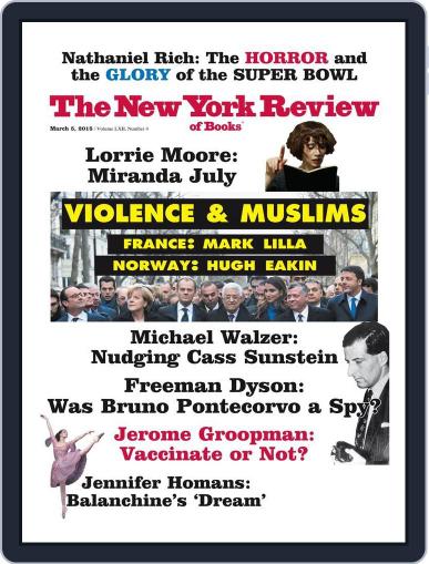 The New York Review of Books February 12th, 2015 Digital Back Issue Cover