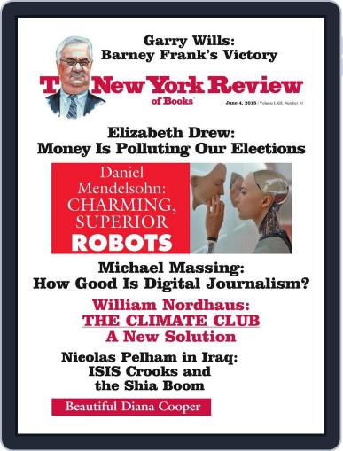 The New York Review of Books May 15th, 2015 Digital Back Issue Cover
