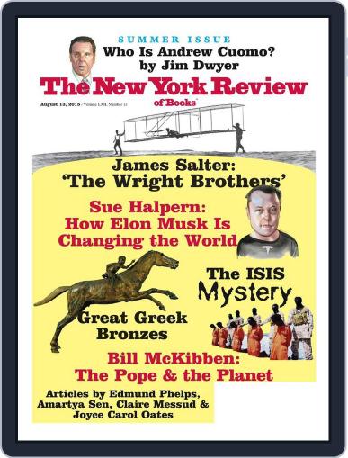 The New York Review of Books July 24th, 2015 Digital Back Issue Cover