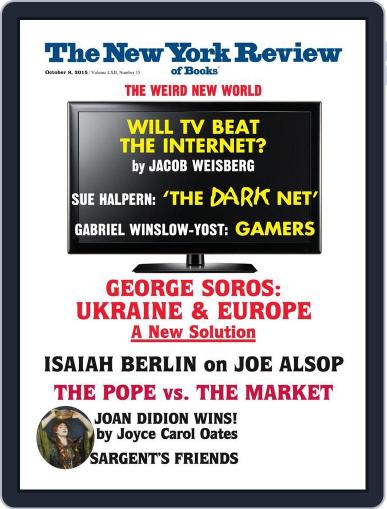 The New York Review of Books September 18th, 2015 Digital Back Issue Cover