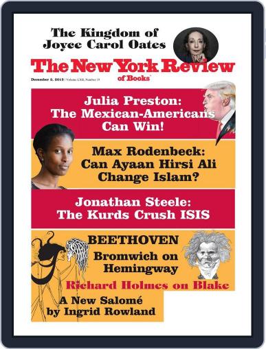 The New York Review of Books December 2nd, 2015 Digital Back Issue Cover
