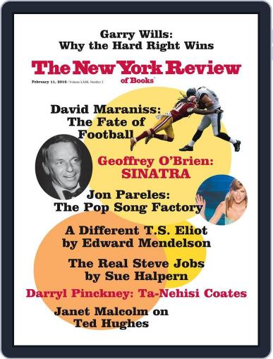 The New York Review of Books January 22nd, 2016 Digital Back Issue Cover