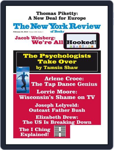 The New York Review of Books February 9th, 2016 Digital Back Issue Cover