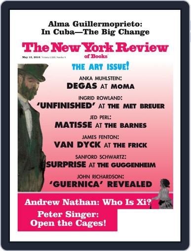 The New York Review of Books April 22nd, 2016 Digital Back Issue Cover