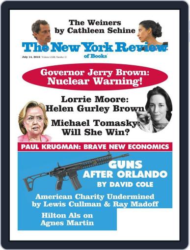 The New York Review of Books June 24th, 2016 Digital Back Issue Cover