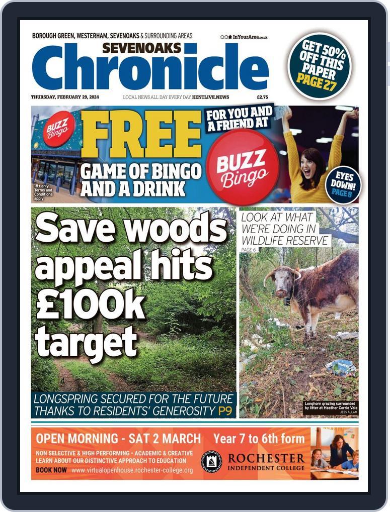 Sevenoaks Chronicle (Digital) Subscription