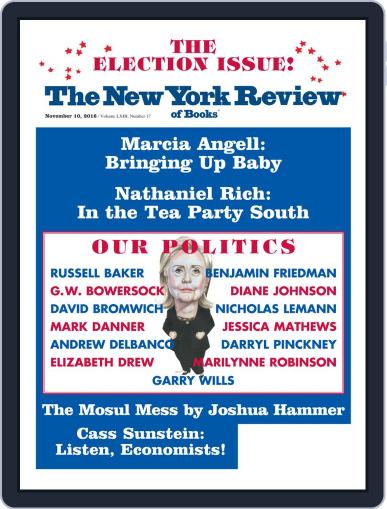 The New York Review of Books November 10th, 2016 Digital Back Issue Cover