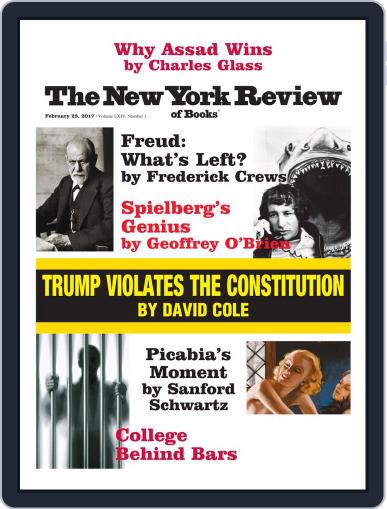 The New York Review of Books February 23rd, 2017 Digital Back Issue Cover