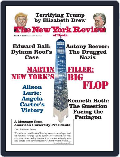 The New York Review of Books March 9th, 2017 Digital Back Issue Cover
