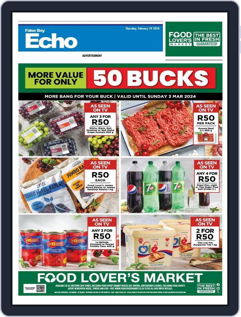 False Bay Echo (Digital) Subscription