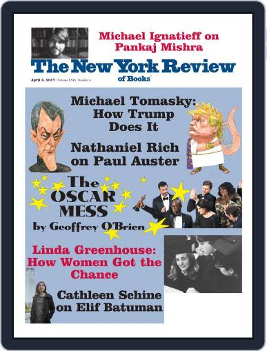 The New York Review of Books April 6th, 2017 Digital Back Issue Cover