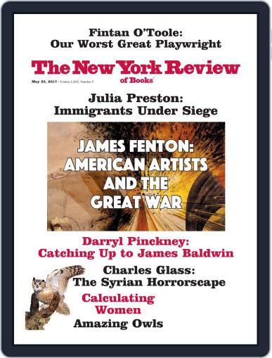 The New York Review of Books May 25th, 2017 Digital Back Issue Cover