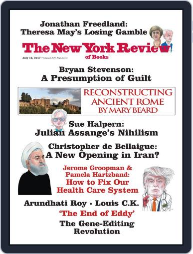 The New York Review of Books July 13th, 2017 Digital Back Issue Cover