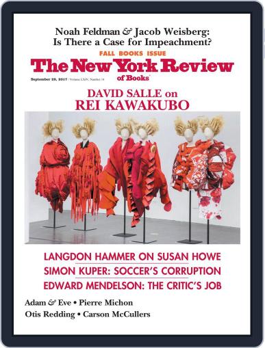 The New York Review of Books September 28th, 2017 Digital Back Issue Cover