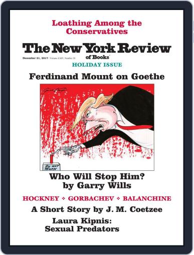 The New York Review of Books December 21st, 2017 Digital Back Issue Cover