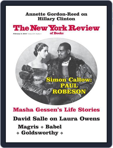 The New York Review of Books February 8th, 2018 Digital Back Issue Cover
