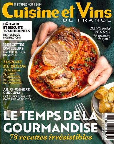Cuisine Et Vins De France March 1st, 2024 Digital Back Issue Cover