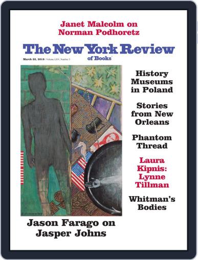The New York Review of Books March 22nd, 2018 Digital Back Issue Cover