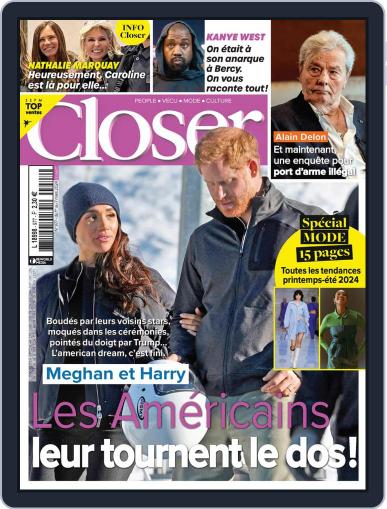 Closer France March 1st, 2024 Digital Back Issue Cover