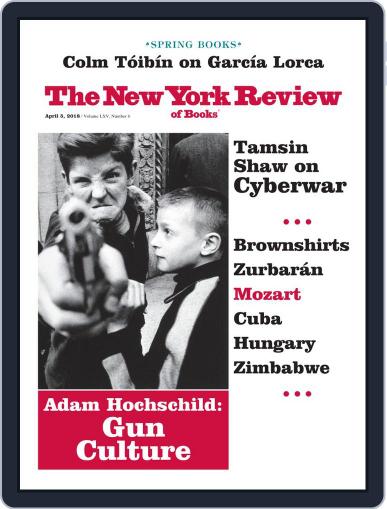 The New York Review of Books April 5th, 2018 Digital Back Issue Cover