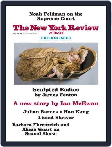 The New York Review of Books July 19th, 2018 Digital Back Issue Cover